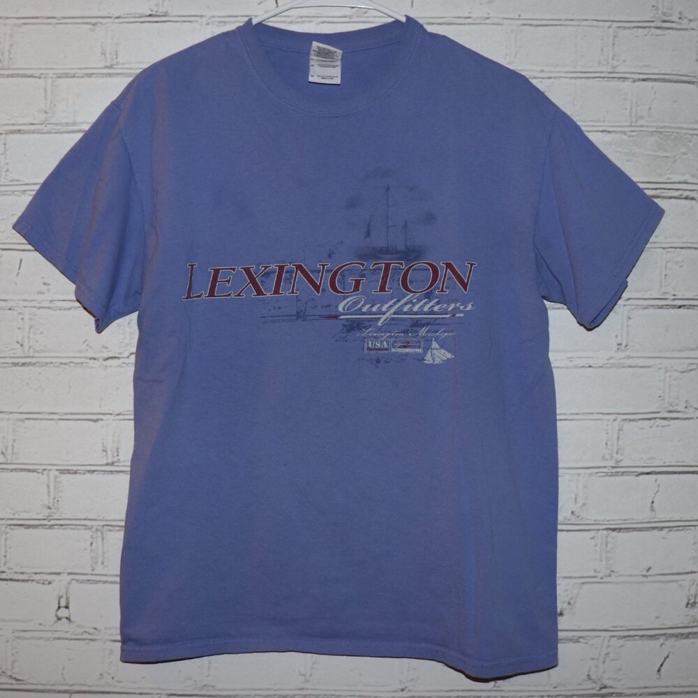💙 Lexington Outfitters Graphic Tee · Size Medium Casual, coastal‑inspired